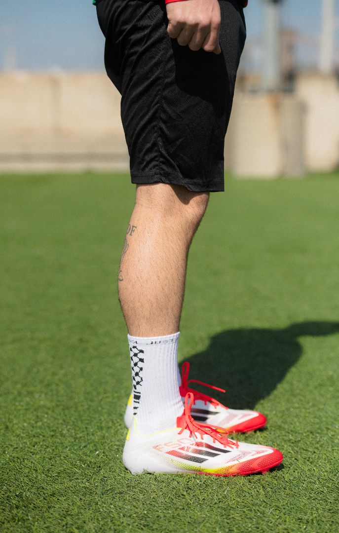 Keffiyeh Pattern Grip Socks
