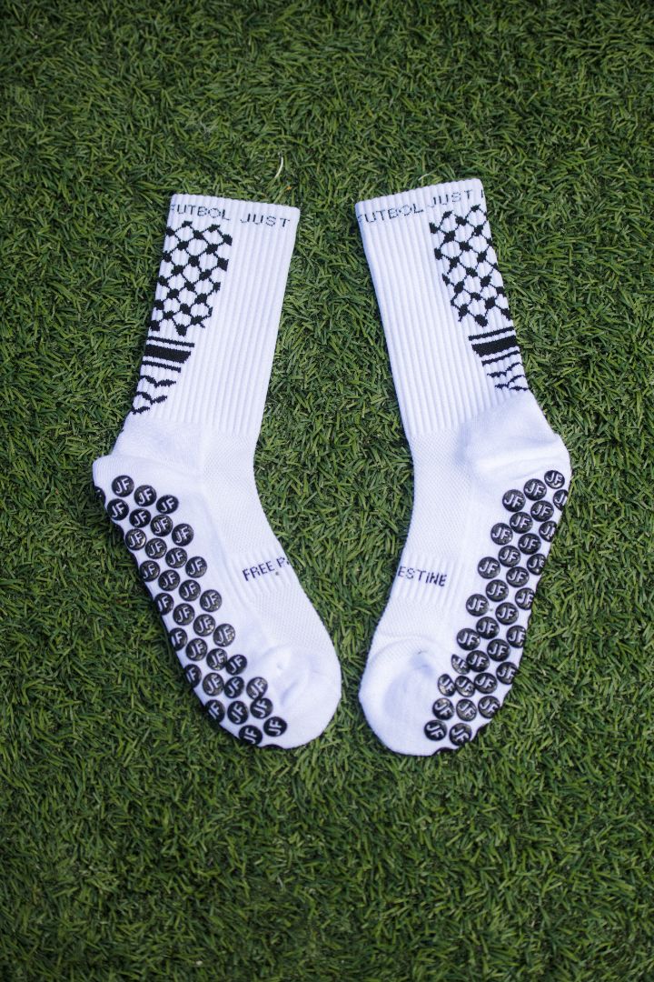 Keffiyeh Pattern Grip Socks